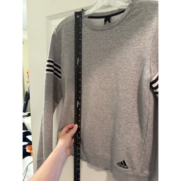 Adidas Women's Changeover Crew Sweatshirt Gray Size Small - Picture 6 of 9